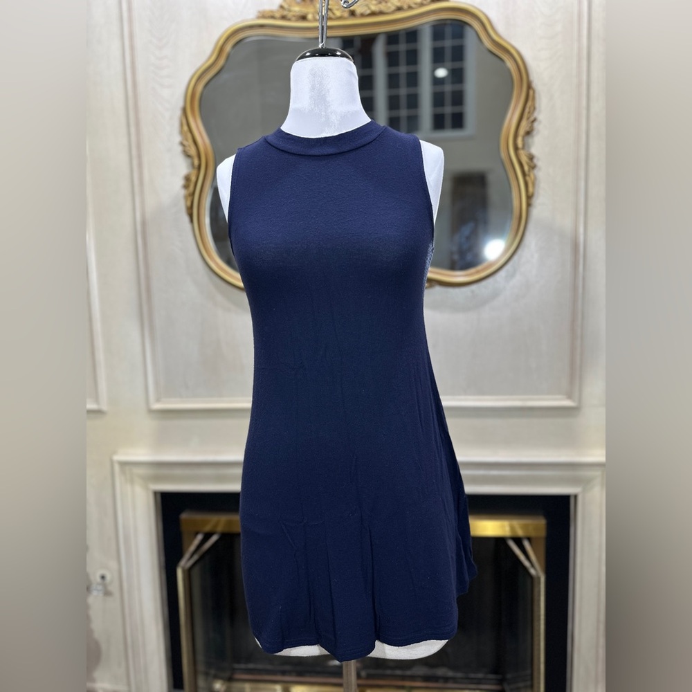 American Eagle Dress XXS‎ Navy Blue Minimalist Soft Life